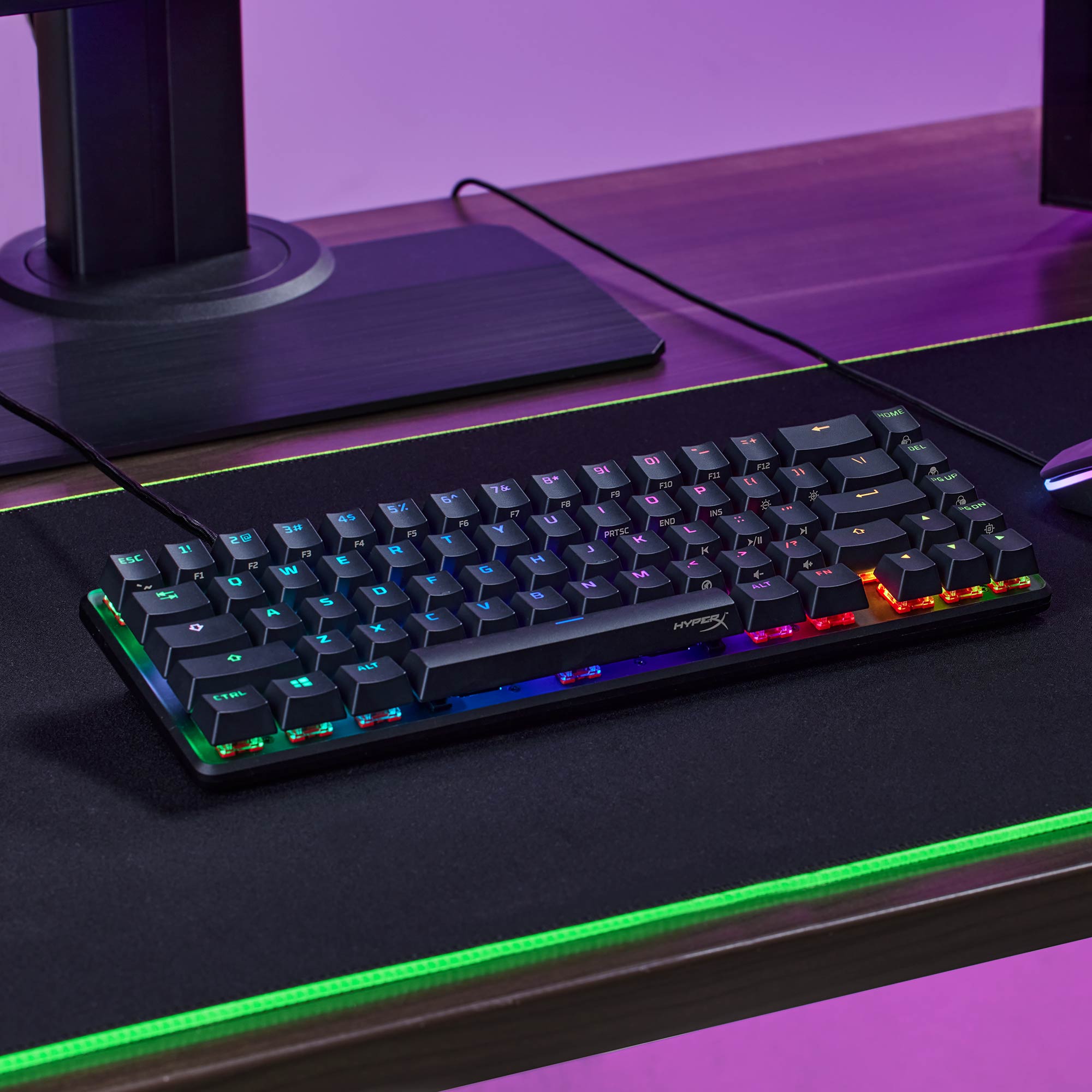 Functionally compact 65% form factor